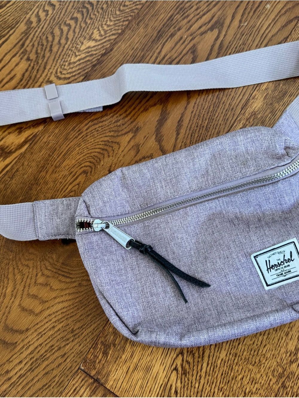 Herschel Supply Company Lavender Hip Pack with Silver Zipper